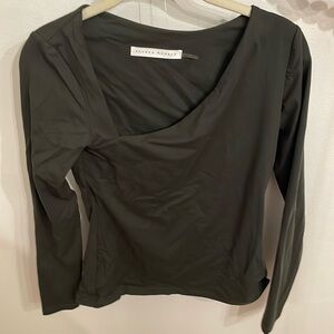 Small green tight top